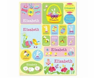 Personalized Easter Stickers